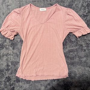 Bohme Shirt with Puffed Sleeves, Size Small